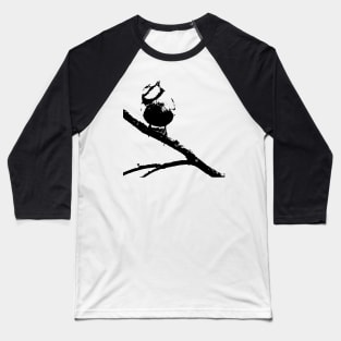 monochrome cute bird Baseball T-Shirt